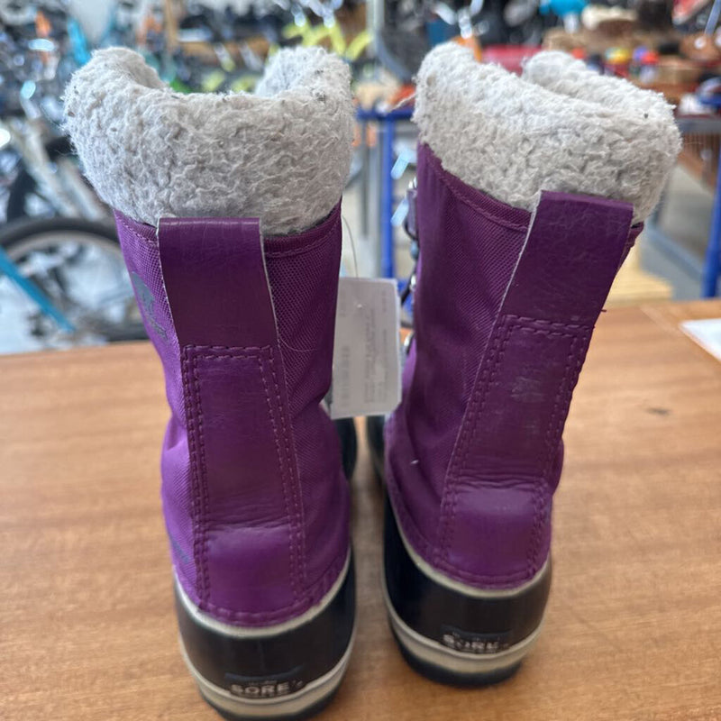 SOREL- Youth Purple Winter Boots- MSRP $110: Purple-children-5