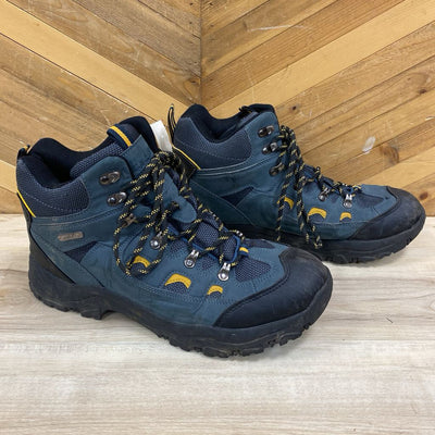 Mountain Wearhouse- Men's Waterproof Hiking Boots with Traction- MSRP $119: Navy -men-13