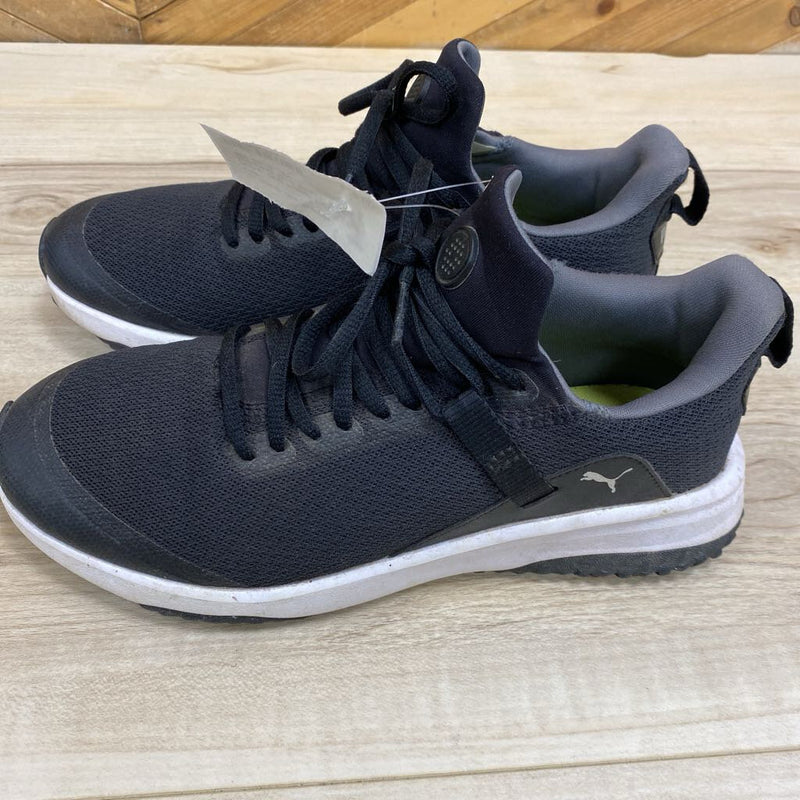 Puma- Grip Fusion EVO Jr. Spikeless Golf Shoes- MSRP $89: Black -children-6Y