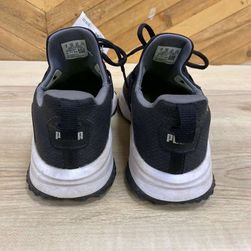 Puma- Grip Fusion EVO Jr. Spikeless Golf Shoes- MSRP $89: Black -children-6Y