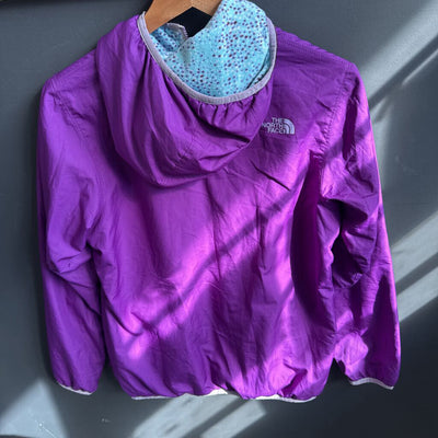 The North Face - Youth Light Weight Jacket Fleece lined- MSRP $119 : purple-girls-18Y