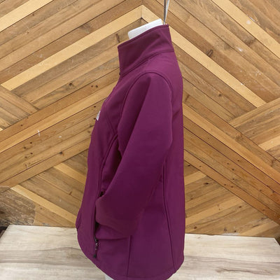 The North Face - Women's Softshell Fleece Jacket - MSRP $209: purple-women-LG