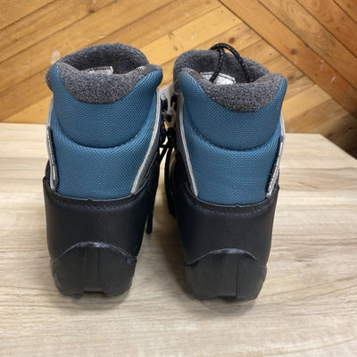 Salomon Women's Mountaineering Boots: Black/Grey/Teal-women-4