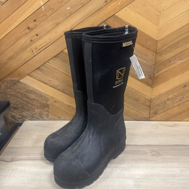 MUDS Noble Outfitters- Taskmaster Rubber Boots- MSRP $110 : black-unisex-7