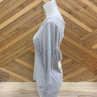 The North Face- Women's Open Back Gray Pullover Sweatwe- MSRP $100: gray-unisex-SM