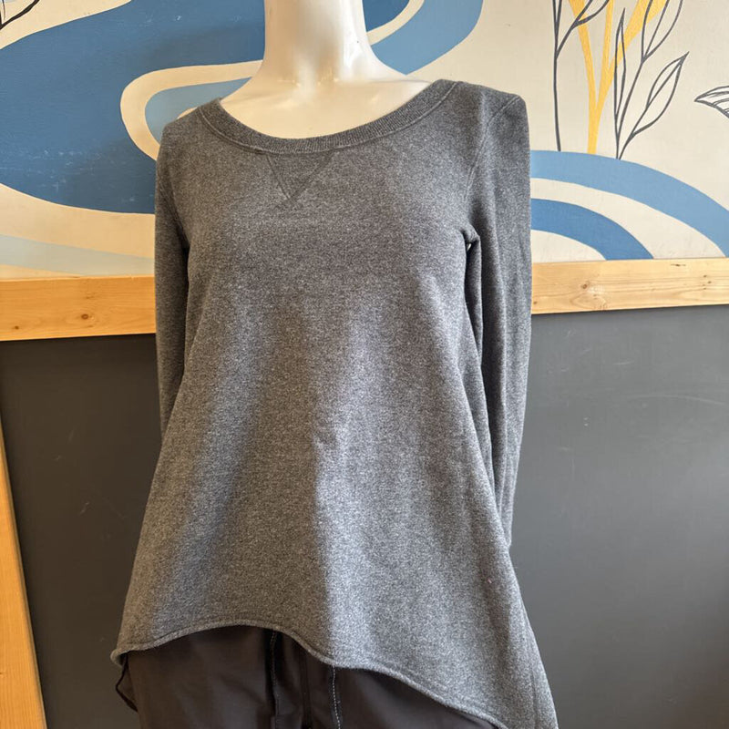 Lululemon Gray Crewneck Sweatshirt: gray-unisex-SM