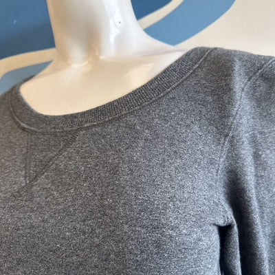 Lululemon Gray Crewneck Sweatshirt: gray-unisex-SM