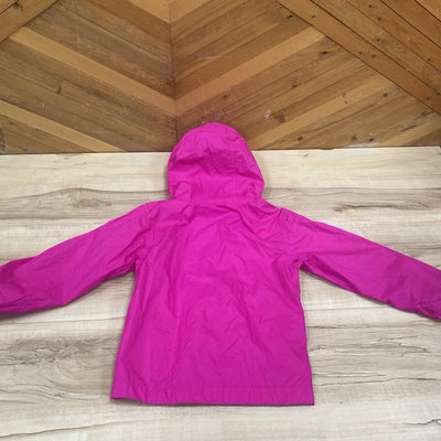 The North Face - Girls' Lightweight Rain Jacket - MSRP $120: Pink/Yellow-girls-XXS