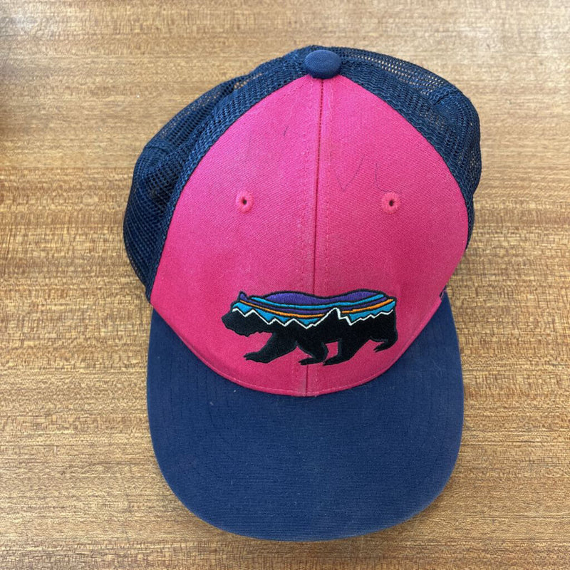 Patagonia - Trucker Hat - MSRP $49: Pink/Dark Blue-unisex-O/S