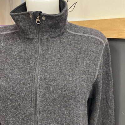 Prana - Women's Wool-Blend Zip Jacket : Dark Grey-women-SM