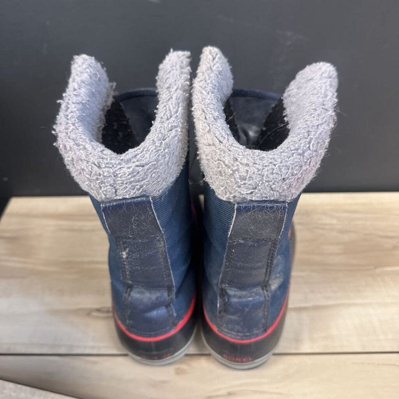SOREL- Youth Waterproof Winter Boots- MSRP$110: Black/Navy-children-6