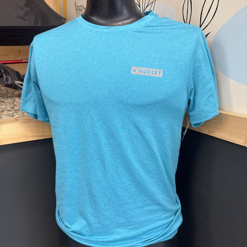 Hurley Small Blue T-Shirt: blue-unisex-SM
