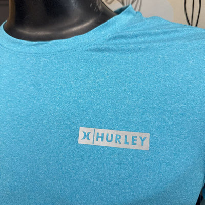 Hurley Small Blue T-Shirt: blue-unisex-SM