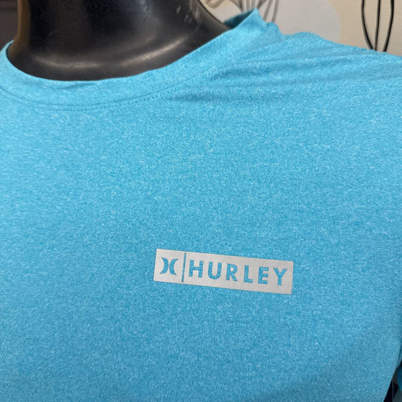 Hurley Small Blue T-Shirt: blue-unisex-SM
