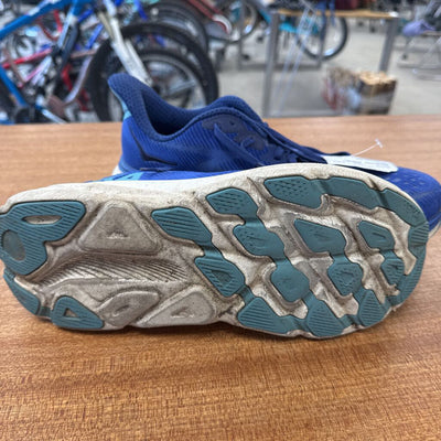 Hoka One One- Clifton 9 Running Shoes- MSRP $180: blue-unisex-11