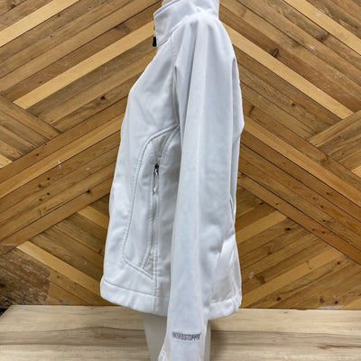 The North Face - Women's Soft Shell Fleece Jacket- MSRP $210: white-women-XL