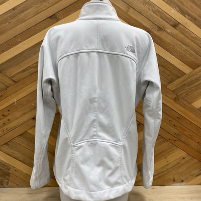 The North Face - Women's Soft Shell Fleece Jacket- MSRP $210: white-women-XL