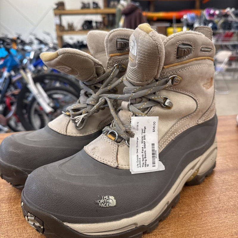 The North Face - Waterproof Hiking Boots- MSRP $159: Beige-women-10