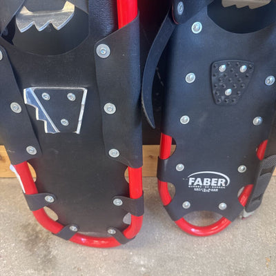Faber - Mountain Trail Pro Snowshoes- MSRP $220: black, red-unisex-