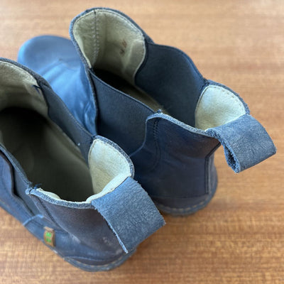 El Naturalista - Women's Yggdrasil Chelsea Leather Boots - MSRP $200: Blue-women-38