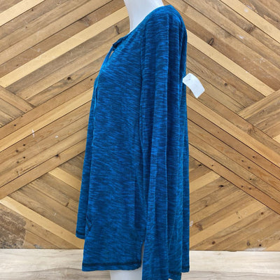 Activewear- Active Women's Top: blue-women-XL
