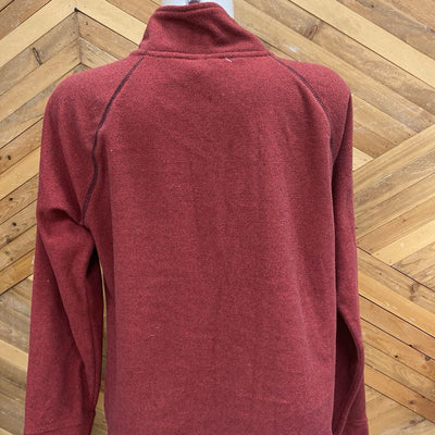 Women's - Zip-Up Hoodie : red-women-LG
