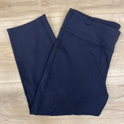 Diadora -Women's Athletic Cropped Leggings: NAVY-women-lg