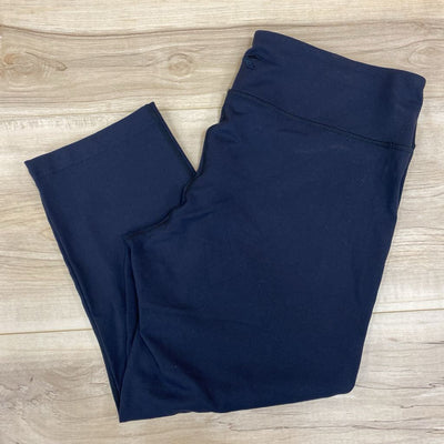 Diadora -Women's Athletic Cropped Leggings: NAVY-women-lg