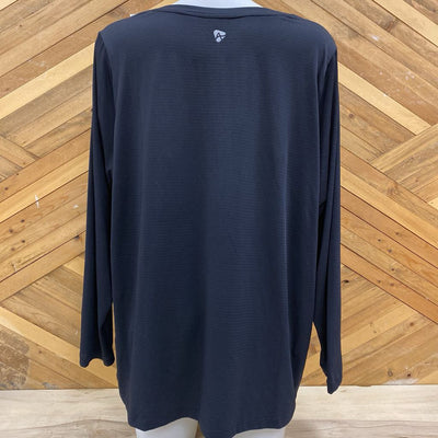 Active Zone - Active Women's Top: Black-women-XXL