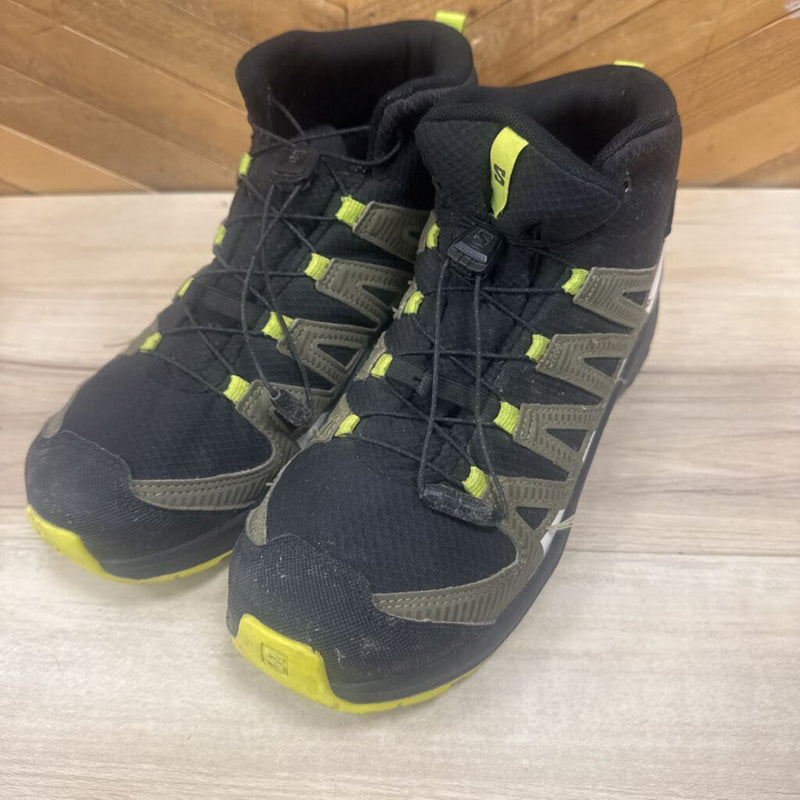 Salomon - Kids XA pro Hiking Shoes-MSRP $110: Black/Yellow-men-6Y