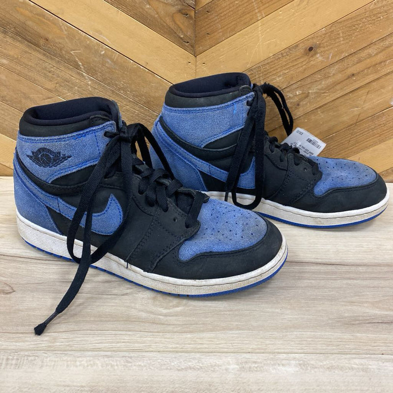 Air Jordan - 1 Retro High OG- MSRP $120: blue, black-children-5.5Y