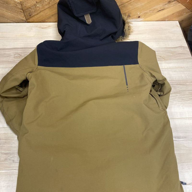 Ripzone - Youth Waterproof Jacket with Fur Hood- MSRP $150: Khaki-children-MD Y