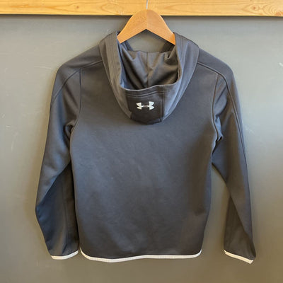 Under Armour- Youth Black Hoodie: black-unisex-LGY