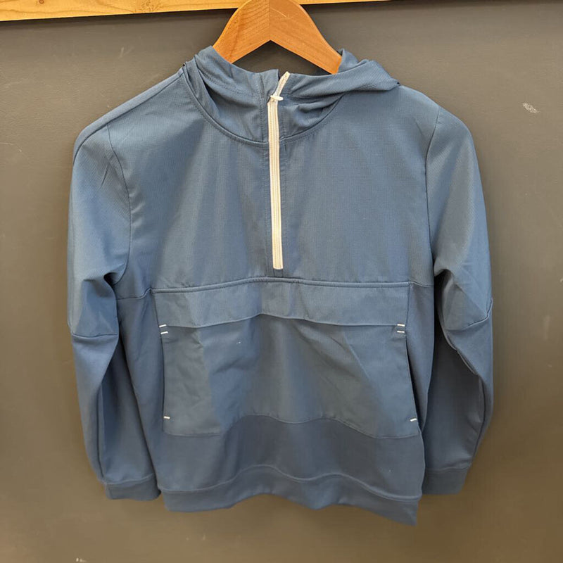 Adidas - Youth 1/4 Zip Training Pullover Hoodie - MSRP $50: Navy -children-MD Y (11-12)