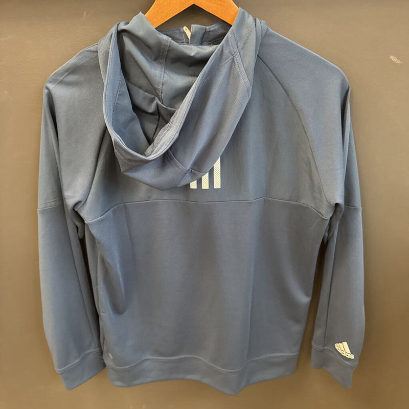Adidas - Youth 1/4 Zip Training Pullover Hoodie - MSRP $50: Navy -children-MD Y (11-12)
