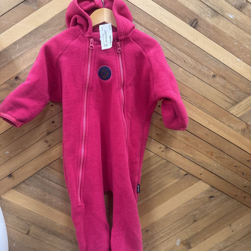 MEC - Infant Fleece Bunting Suit - MSRP $59: pink-children-6m