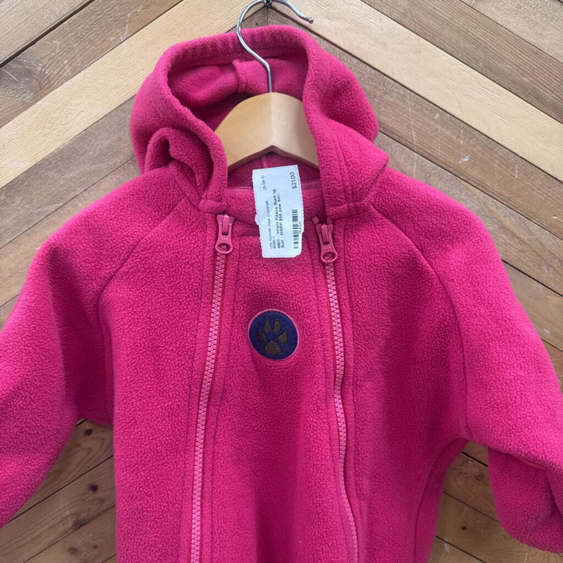 MEC - Infant Fleece Bunting Suit - MSRP $59: pink-children-6m