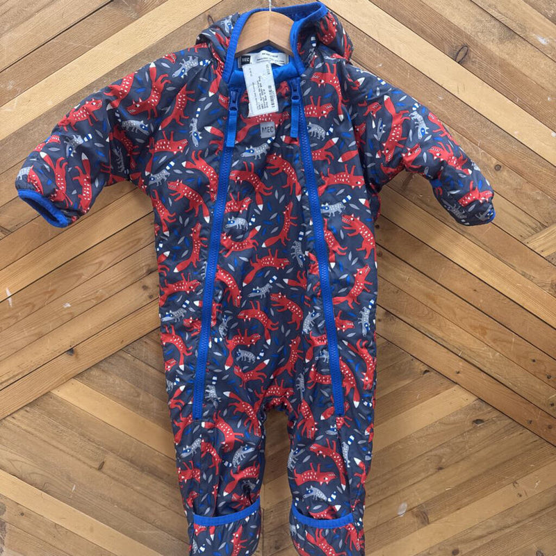 MEC - Bundle Me Infant Snowsuit- MSRP $99 : Red, Gray, Blue-infant-12 M