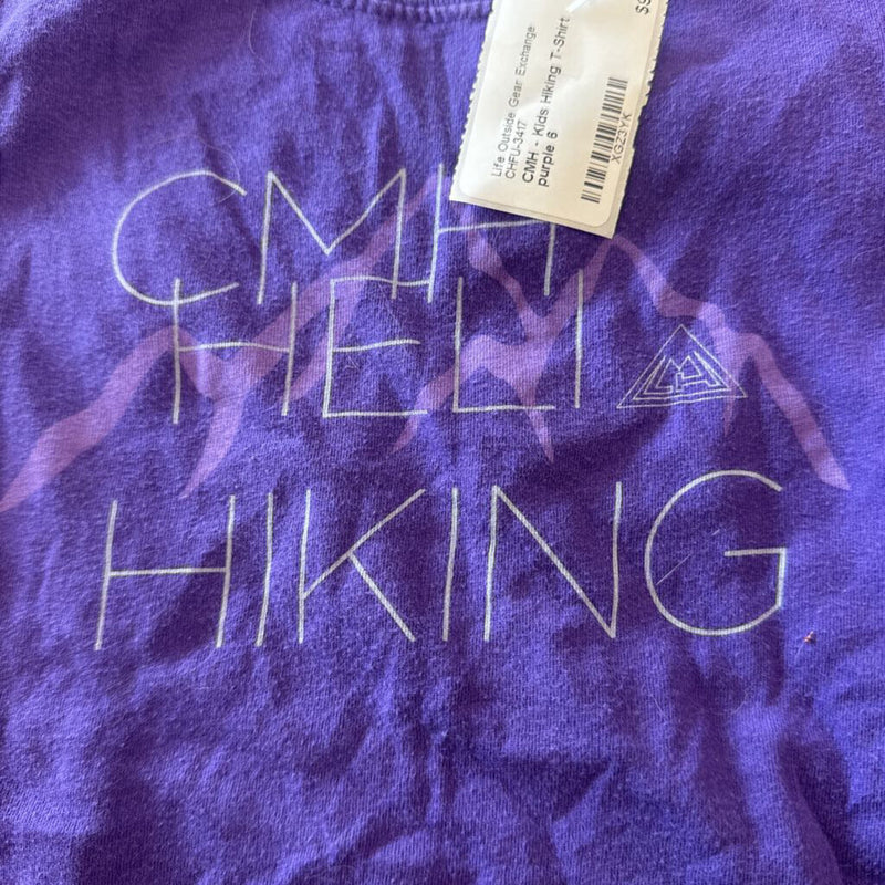 CMH - Kids Hiking T-Shirt: purple-children-6