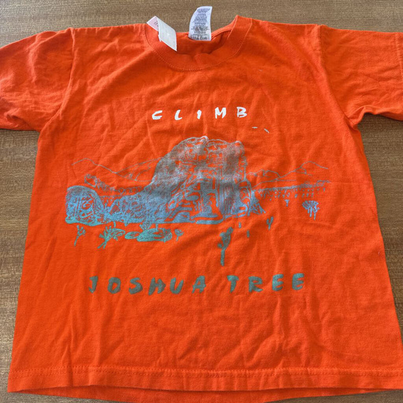 Climb Joshua Tree - Kids T-Shirt: orange-unisex-10