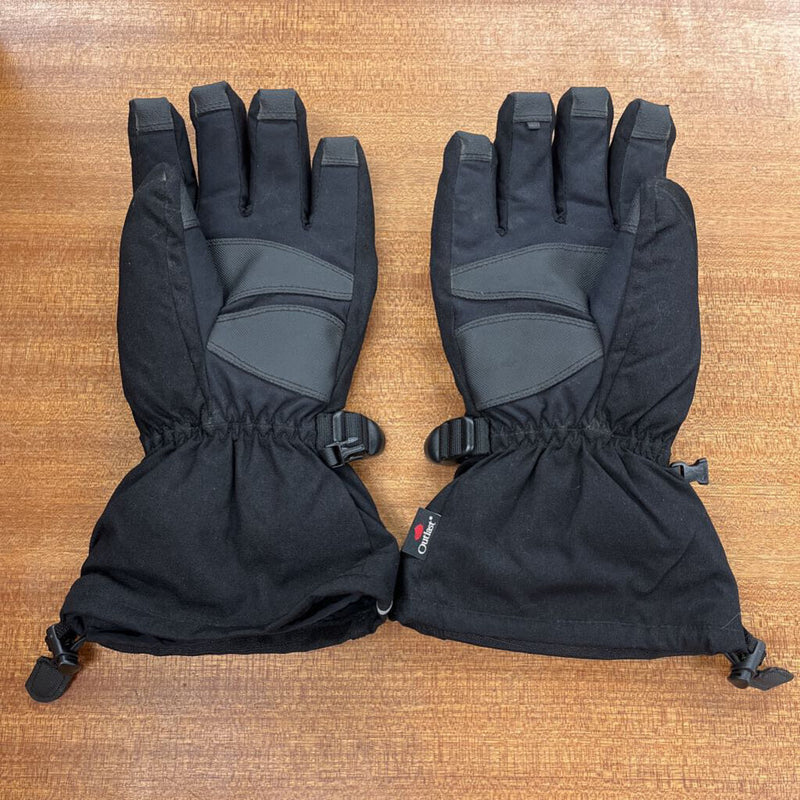 Head - Adult Waterproof and Breathable Insulated Gloves: Black-unisex-XL
