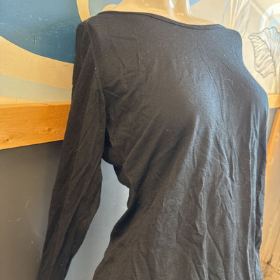 Cloudveil - Women's Merino Wool Baselayer Top : Black-women-LG