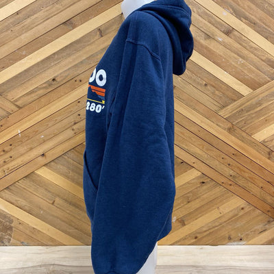 Fruit of the Loom - Women's Colorado Hoodie - MSRP $: Blue/White/Orange/Yellow-women-MD