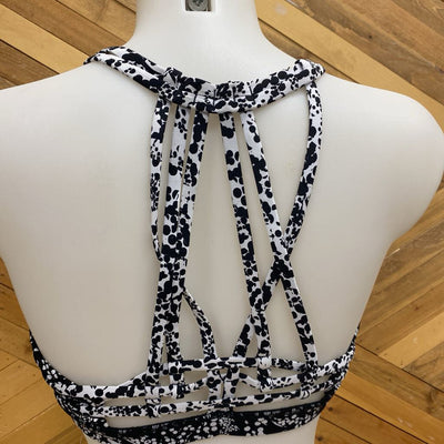 Lulululemon - Women's Sports Bra : Black/White-women-8