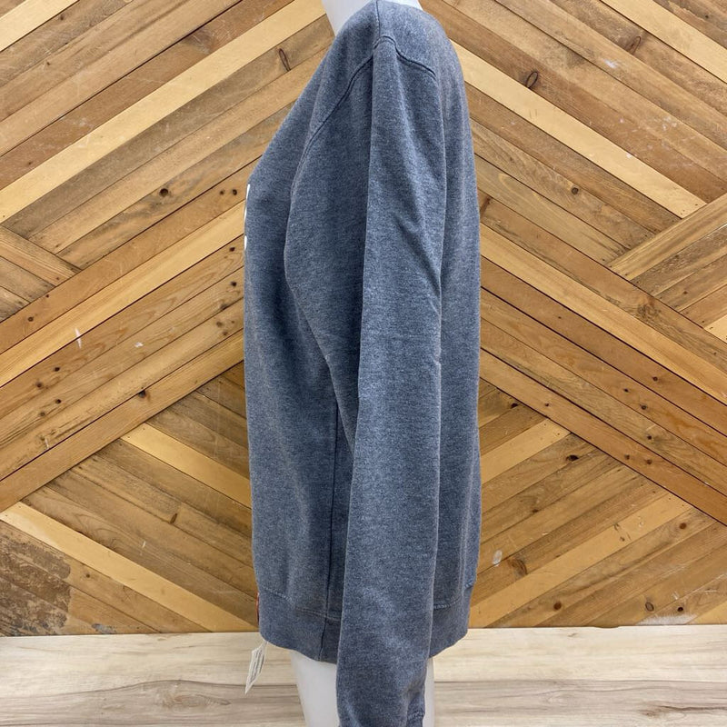 22 Fresh - Unisex Relaxed Fit Crewneck Sweatshirt: Grey-women-MD