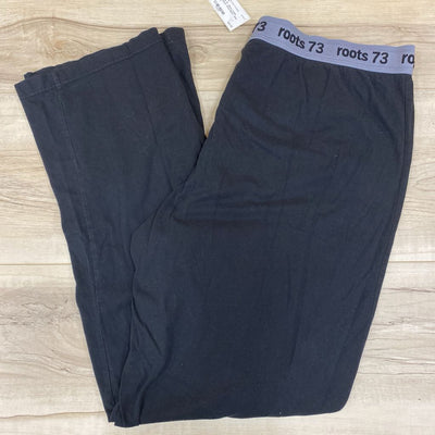 Roots 73 - Men's Cotton Baselayer Pants: Black / Grey-men-MD