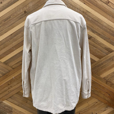 West 49 - Men's Corduroy Shacket: Cream/Beige-men-LG