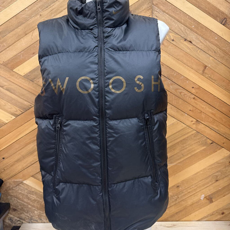 Nike - Puffer Down Vest - MSRP $220: Black-unisex-SM