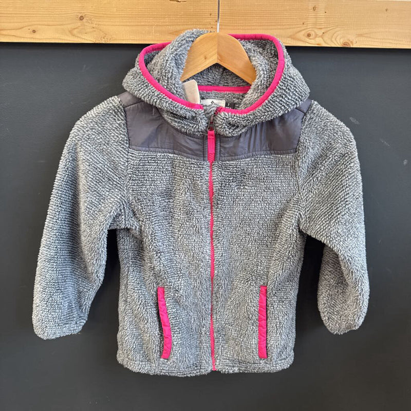 Cuddly Cozy - Fleece Kids Zip Up: grey-girls-7