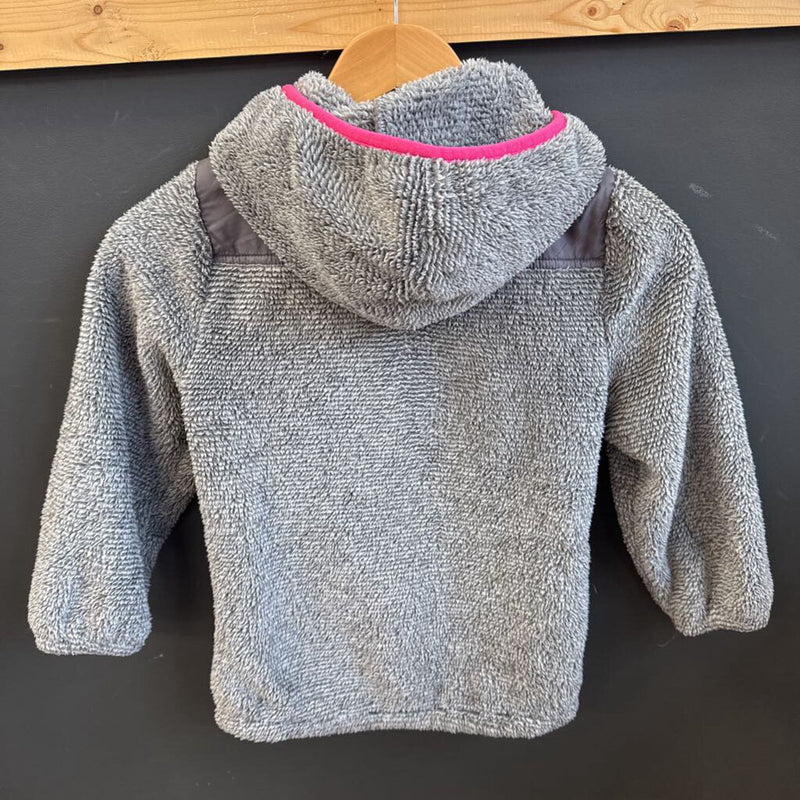Cuddly Cozy - Fleece Kids Zip Up: grey-girls-7